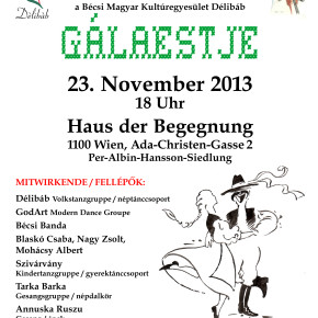 Bécsi Magyar Kultúregyesület Délibáb GálaestjeGalaabend des Wiener Ungarischen Kulturvereins Délibáb