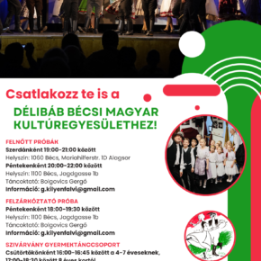 Csatlakozz te is a Délibáb Bécsi Magyar Kultúregyesülethez!
